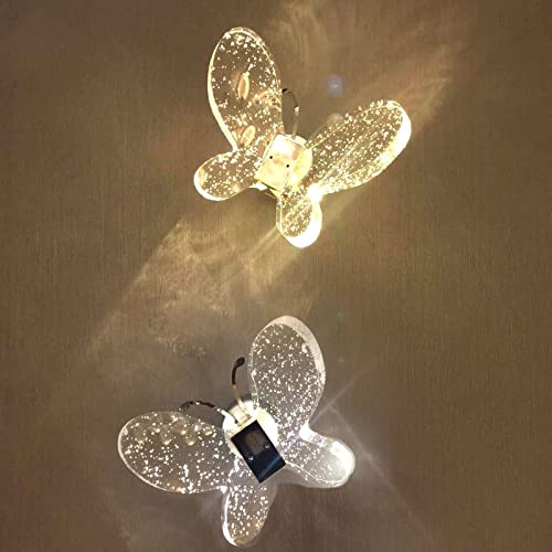 Aplique de pared LED de mariposa con motor para dormitorio infantil 4