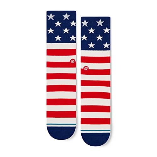 Stance Americana Crew Sock 3-Pack (Multi, L) #TOP1
