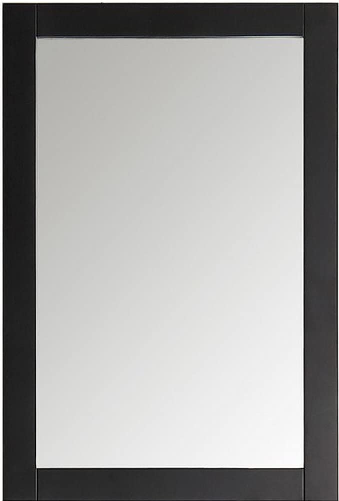 Hartford 20" Black Traditional Bathroom Mirror