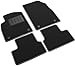 Produktbild SPRINT03405 Auto-Fußmatten aus Teppichstoff, rutschfest, Schwarz