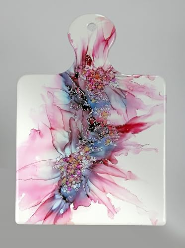 Generico Sottopentola in Ceramica Design Fiori 13.5x19 cm BOMBONIERA