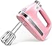 Produktbild DX Elektrischer Handmixer zum Backen + 5-Gang mit Button-350W Standmixer Standmixer Handmixer Whisks Haushalts-Mini-Handmixer zum automatischen Backen
