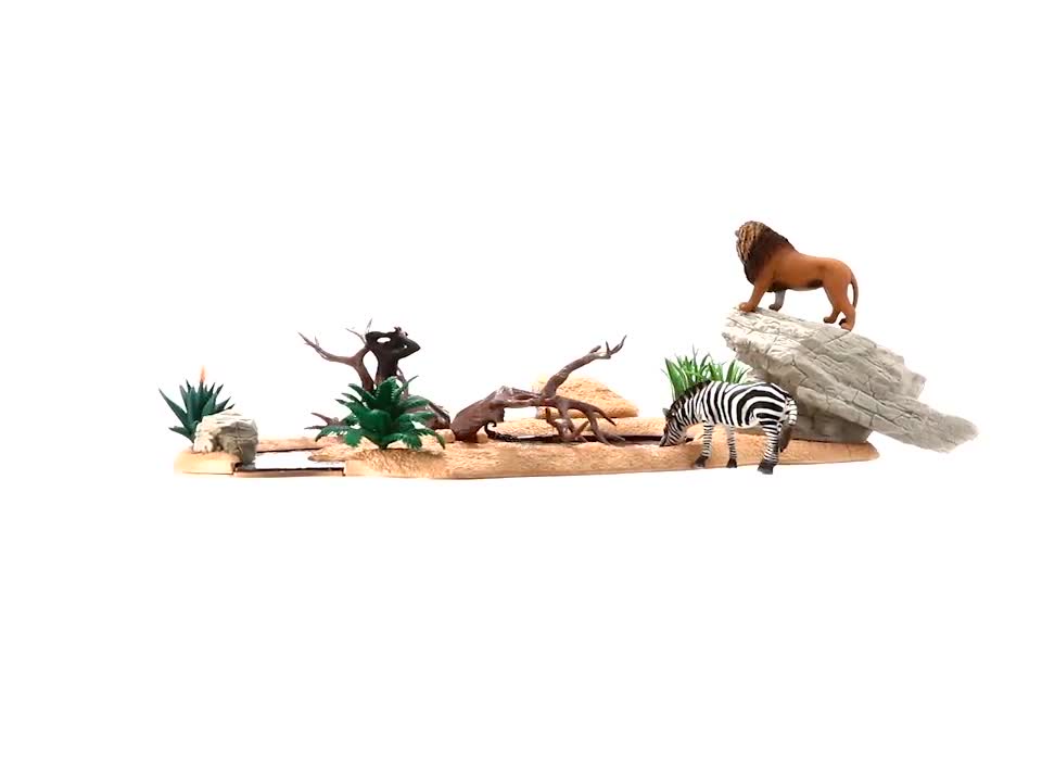 Schleich シュライヒ　動物達の水飲み場セット Amazon.co.jp: Schleich シュライヒ ワイルドライフ 動物達の水飲み場
