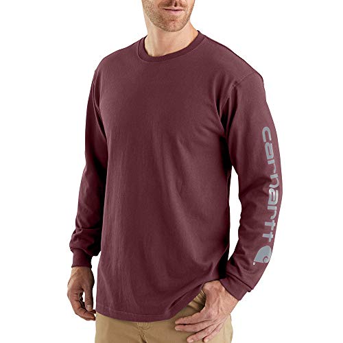 Image of Carhartt Men's Dearborn Loose LS Logo T-Shirt