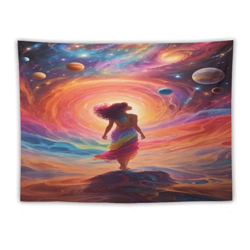 Tapisserie ciel étoilé PAZZK 150x200cm pour sublimer la décoration murale de votre chambre