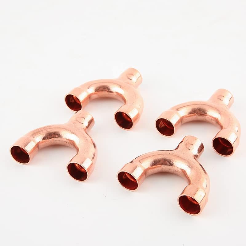 Copper Fitting Equal Big Y Type 3 Ways Socket Welding Pipe Connector(42mm)