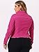 Agnes Orinda Women's Classic Plus Size Denim Jackets 4X Hot Pink