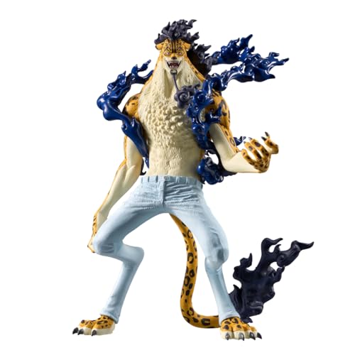 Banpresto Figura de Acción Rob Lucci One Piece - King Of Artist - Awakening Ver. 19cm - Multicolor BP89652P - Figura Coleccionable - Ideal para los fanaticos del Anime