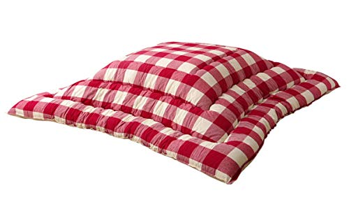 こたつ布団 長方形 日本製 厚掛け インド綿 オーブ ローズ 約190×240cm こたつ掛け布団 ストライプ ボーダー #5192629