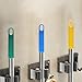 HANABASS 4pcs Mop Handle End Caps with Hole, Non-Slip Mop Rod Handles Replacement Grips for Broom, Dustpan and Cleaning Poles, Sturdy Push Broom Handle Set for Household and Industrial Use