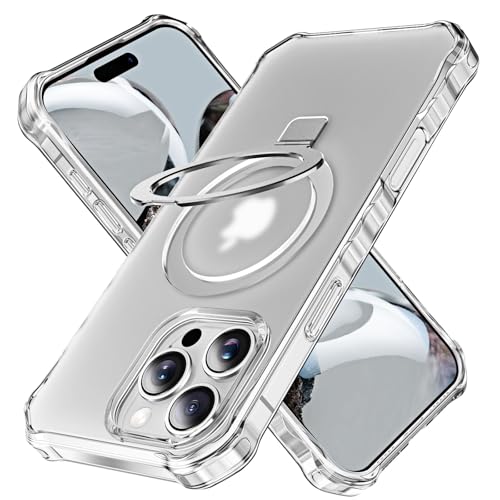 Coque rigide silicone iPhone 16 aimantée transparente et antichoc