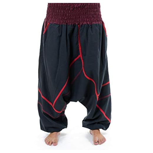 FANTAZIA Sarouel Elastique Grande Taille Femme Homme Raksi - Taille Unique Noir