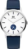 0 Danish Design Herren Analog Quarz Uhr mit Leder Armband IQ22Q1219