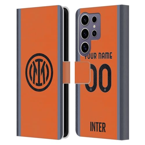 Coque Inter Milan pour Samsung Galaxy S25 Ultra étui portefeuille en cuir Troisième Kit 2023/24