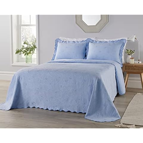 The Duvet & Pillow Company Blue Bedspread Cover