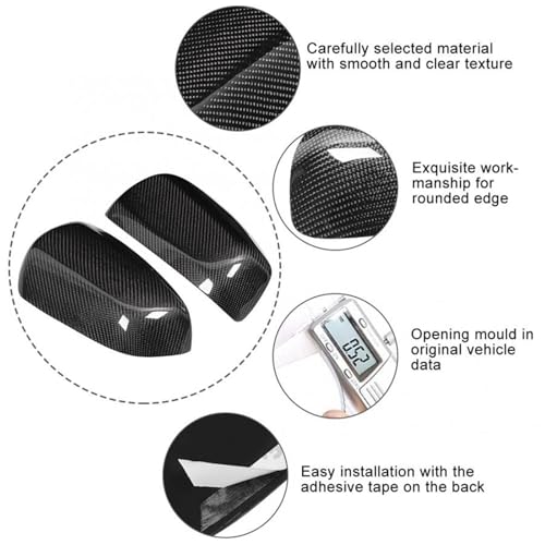 Coque de rétroviseur pour Mitsubishi Lancer EX EVO 10, caches de remplacement 2009-2016 - 6