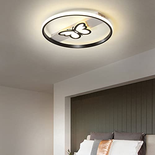 Plafonnier LED papillon circulaire pour illuminer un plafond bas - 2