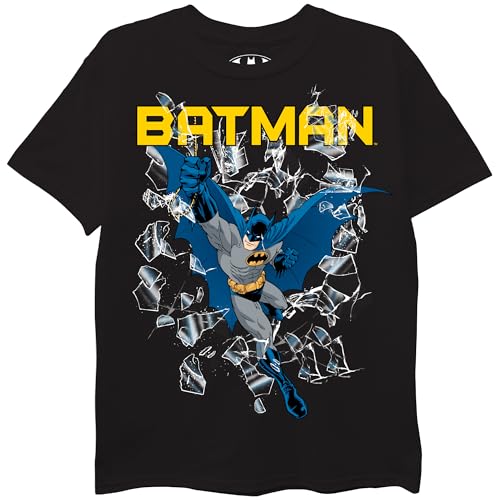 DC Comics Batman Boys Short Sleeve T-Shirt-Sizes 4-20