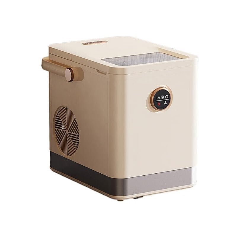 Countertop Ice Maker,Ice Machine 7 Mins 9 Bullet Ice,30lbs/24Hrs,Self-Cleaning Ice Maker Machine W/Ice Scoop,2 Sizes of Bullet Ice on Fridge.com