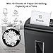 Bonsaii 10-Sheet Home Shredder, Cross-Cut Paper Shredder, Shreds Credit Cards/Staples/Clips, Small Office Shredder Machine with 21L Wastebasket & Transparent Window, Black (C209-D Upgrade Version)
