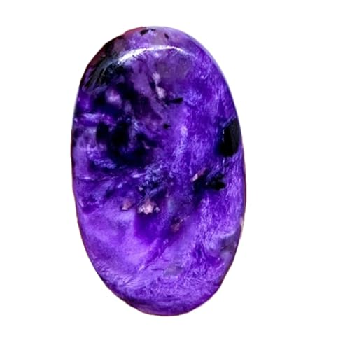 Pierre charoite naturelle 35x20mm pour créer votre pendentif DIY