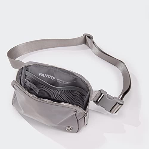 Image of Pander Belt Bag for Women, Fashion Waist Packs, Crossbody Bags with Adjustable Strap (Light Grey).