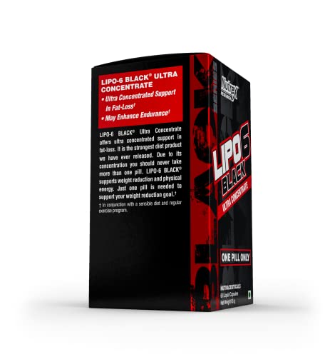 Nutrex Research Nutrex Lipo 6 Black Ultra Concentrate 60 Capsules,Pack Of 1,1 Count