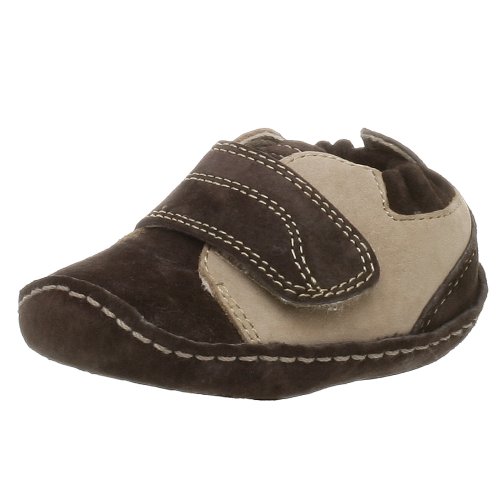 Stride Rite Infant/Toddler Pea Pod Stage 1 Pre Walker,Dark Brown/New Taupe,1 MW US Infant