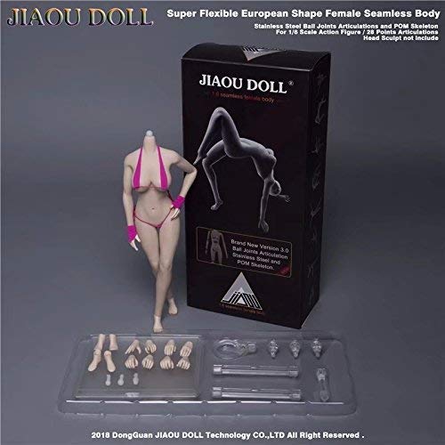 Amazon | 1/6 欧米 女性 最新豊満 素体 フィギュア シームレス ボディ