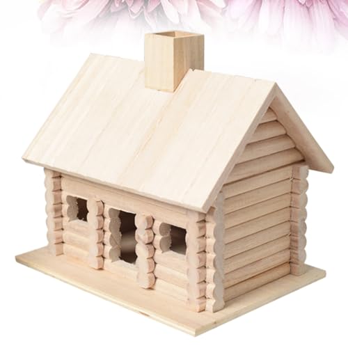 Nid d'oiseau avec large entrée Mikikit abri solide en bois - 7