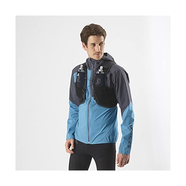 Salomon Active Skin 4 Set Unisex Trinkweste mit Weicher Flasche (2 x 500ml), Laufen und Wandern – Bild 4