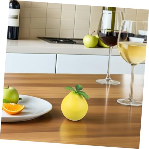 Pomelo artificial realista Cabilock, fruta falsa y ligera decorativa para antena de coche 7