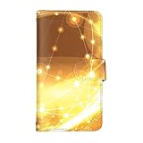 スマ通 Google Pixel 7 対応 ケース 手帳 携帯 かばー カード スロット 科学的 サイバー ネオン スタンド式 ストラップホール マグネット カッコイイ ピクセル セブン用 (E.イエロー) vc-980_sp