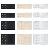 1. Présentation du produit:Notre pack de 12 rallonge soutien gorge vous offre un large choix d'options pour ajuster confortablement votre soutien-gorge. Elles sont disponibles en trois couleurs (noir, chair, blanc) et trois types d'agrafes :rallonge soutien gorge 2 crochets, rallonge soutien gorge 3 crochets, et rallonge soutien gorge 4 crochets. Chaque extension dispose de trois rangées de réglage pour s’adapter parfaitement à votre taille et vous offrir une liberté de mouvement optimale.