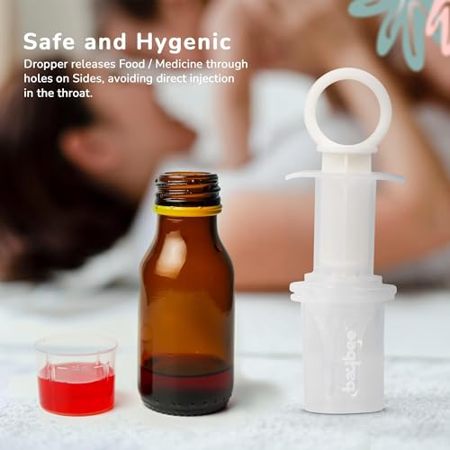 Image of Baybee Baby Medicine Feeder Syringe for Infants & Toddlers | Soft Silicone Oral Dispenser | Accurate Dosage Feeder for Syrups, Vitamins & Gripe Water | BPA-Free, Easy to Clean & Safe Feeding Product