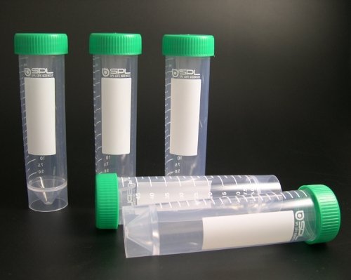 SPL 50ml Conical Centrifuge Tube with Skirt,Sterile,Non - pyrogenic, Non - cytotoxic, DNase/RNase - Free, Human DNA - Free (Pack of 25)