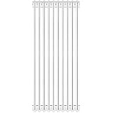 radiatori tubolari acciaio ercos  Ercos RADIATORE TUBOLARE ACCIAIO 3 COLONNE SCOMPONIBILE MODELLO 1800 4 Elementi