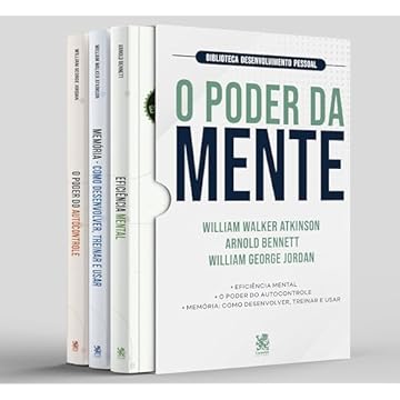 Capa do livro Biblioteca Desenvolvimento Pessoal: O Poder da Mente - Box com 3 Livros