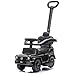 Best Ride On Cars 3 In 1 Mercedes G-Wagon Push Car for Toddlers 1 to 3 Years Old, Kids Outdoor Stroller with Music, Horn Sounds, and Handle, Realistic Driving Experience, Black
