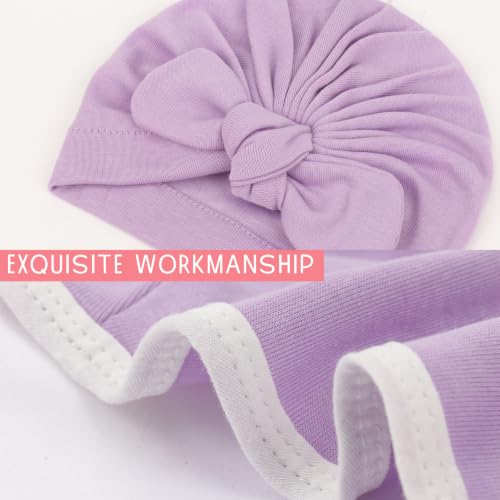 Image of DRESHOW BQUBO 3 Pack Newborn Baby Swaddle Blanket with Hats Infant Adjustable Velcro Swaddling Wraps with Bear Ears Cap for 6-12 Lbs Newborns & 0-3 Months Girls Boys