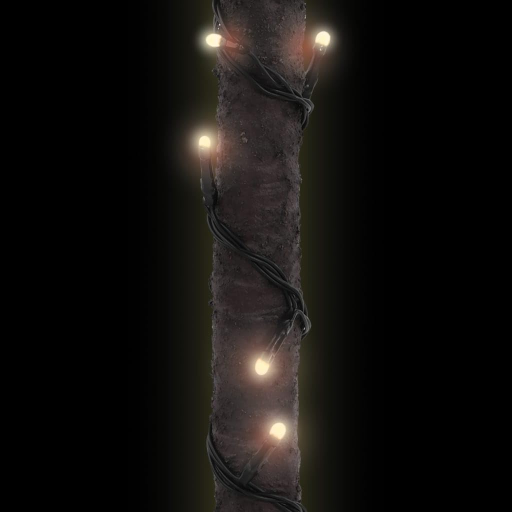 vidaXL Palmera Artificial con 96 Leds Decoración Adorno Iluminación Planta Plástica Luces Fiesta Festival Exterior Blanco Cálido 180 cm