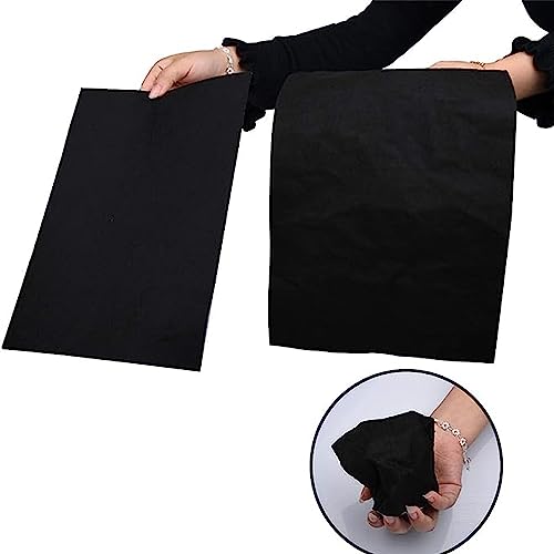 Artong 10 Pcs Black Felt Sheets - 20x30cm Felt Fabric Craft Sets for Scrapbooking DIY Crafts, Kids Clothing Decoration (Black / 10PCS) - Image 2