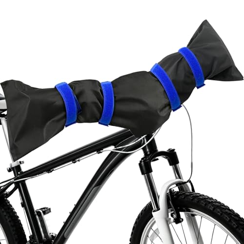 Lenkerschutz Ebike Lenkerschutzhülle E-Bike Schutz vor Nässe Staub Wasserdicht E-Bike Transportschutz für Heckträger und Fahrradträger (Blau)