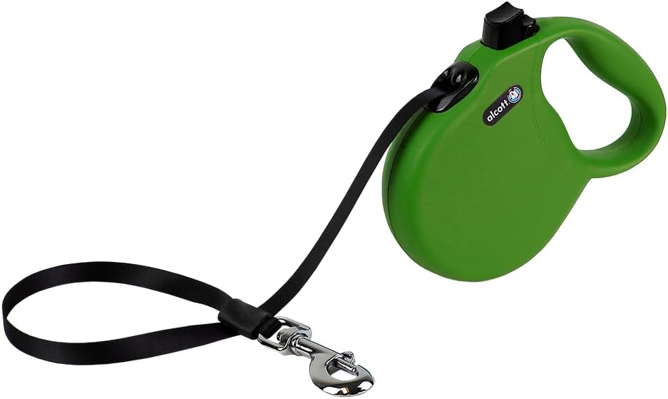 Alcott Wanderer Retractable Leash, Small, Blue