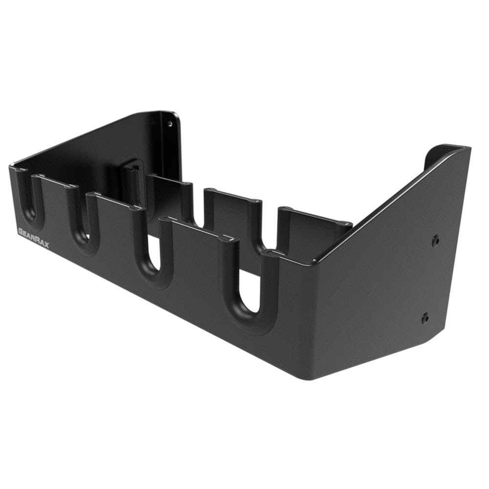 GearRax IceRack Wall Storage | Fits 4 Ice Tools/Axes | Secure & Space-Saving Design | Built to Last Aluminum Construction | Winter Gear Organizer