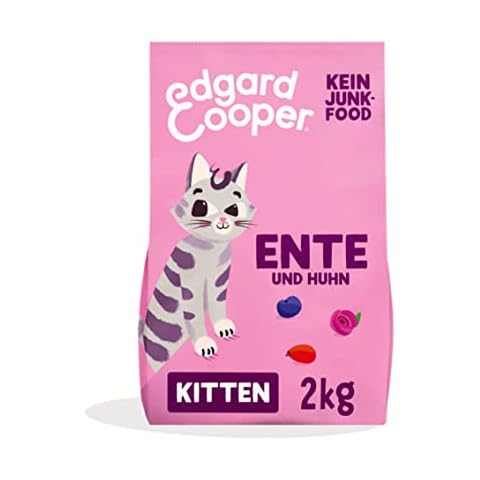 Edgard & Cooper Katzenfutter Kitten getreidefrei Trockenfutter hochwertiges Katzenfutter ohne Getreide Kitten Ente & Huhn 2kg Cover