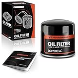 A-Premium 10K Miles Protection Spin On Oil Filter Compatible with Ford & Chevrolet HD & Cadillac &