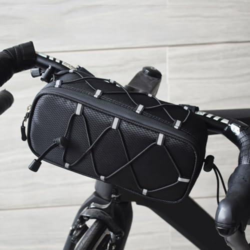Sacoche de guidon de vélo étanche sac de rangement pliable pour téléphone - 2