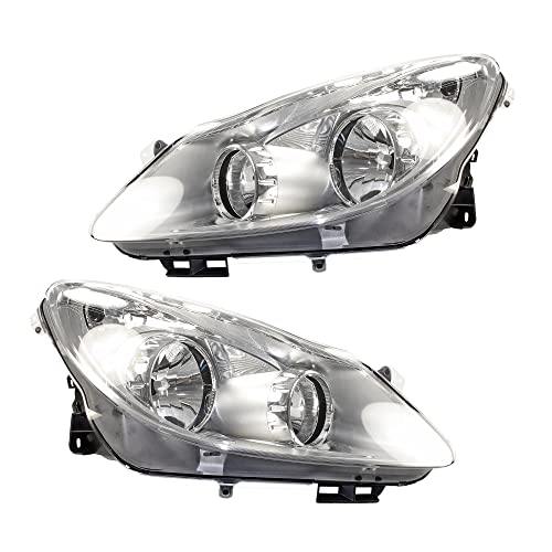 ATEC Germany 2x fari principali anteriori sinistro + destro H1 / H7 senza servomotore, compatibili con OPEL CORSA D (S07), CORSA D furgone/hatchback (S07)