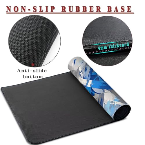 Mouse pad mat antidérapant pour éviter les glissements de clavier - 3